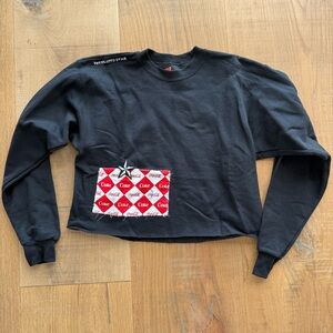 Unemployed Denim NWOT Black Coca Cola Crewneck Sweatshirt